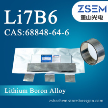 Lithium Boron Alloy Li7B6 Anode Material For lithium Thermal Battery